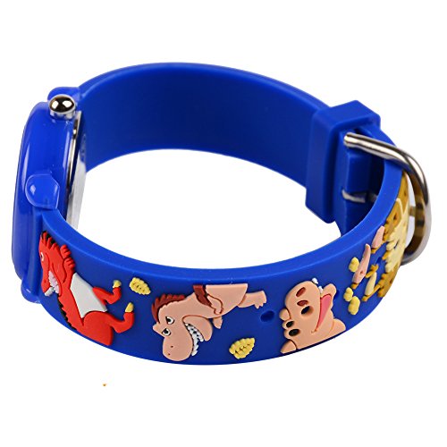 Venhoo Kids Watches 3D Cute Cartoon Waterproof Silicone Children Toddler Wrist Watches Time Teacher Gifts for 3-10 Ages Girls Boys Little Child4