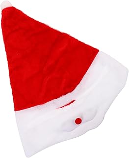 VICASKY Capacete De Bicicleta 1Pc Chapéu De Noel Chapéu De Noel Decoração De Natal Capa De Capacete De Noel Capacete Proteção Capacete De Motocicleta Protetor De Veludo