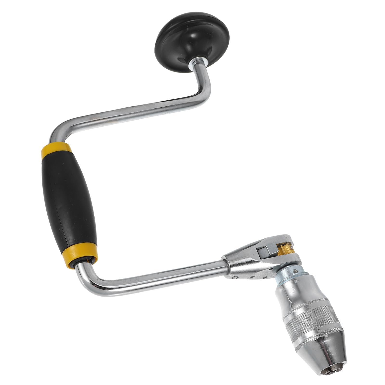Taladro Manual de Manivela de Acero para Carpintería y Paredes, Herramienta Manual Resistente y Fácil de Usar Adecuado para Hacer Joyas y Bricolaje