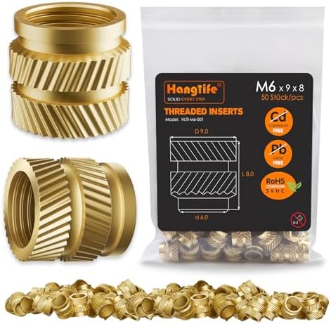 DXLing 100 Pezzi Inserto Filettato Inserto Filettato In Ottone M3 M4 M5 - Foto 4