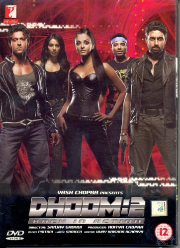 Dhoom 2 Back In Action Bollywood DVD With English Subtitles