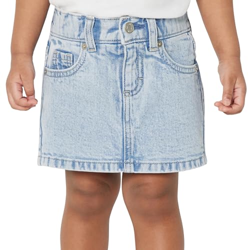 Amazon Essentials Girls Medium Stretch Regular-Fit Denim Skirt Classic Light Wash Small