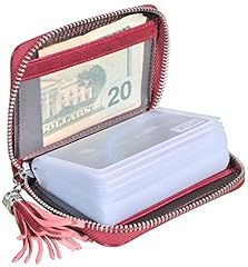 20 Card Slots - Wine Red