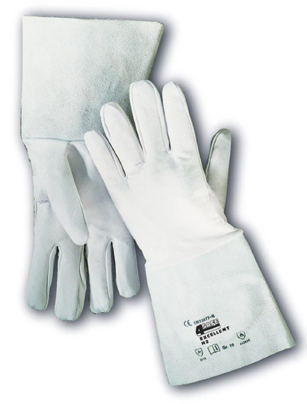 Generisch Schweißerhandschuh 4Safe Kromwell Excellent H2 aus weichem Nappaleder (9 (L)) bei Günstiger Preis