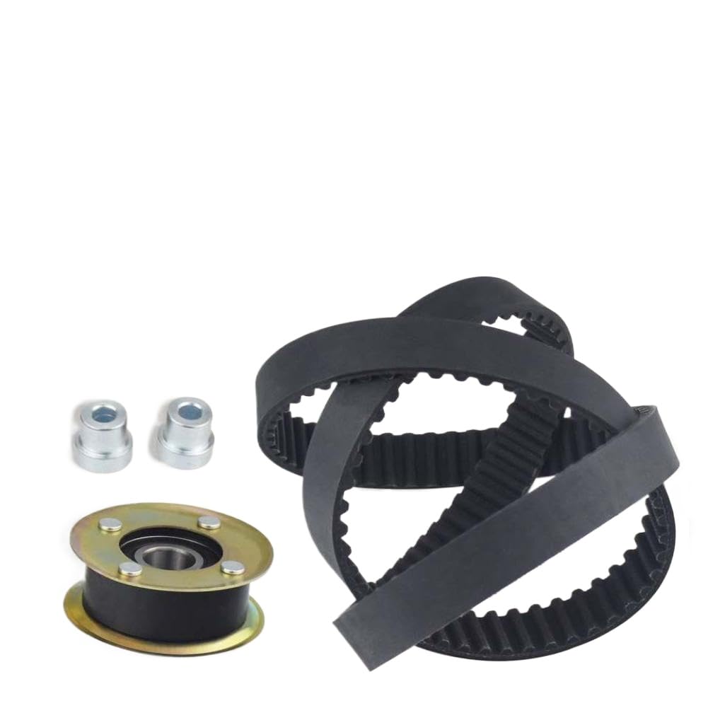 Kit de correa y polea tensora para cortacésped 131-4509 125-2532 120-3335 compatible con tractores de plataforma TimeMaster 30 126-0316 131-4506 131-4529