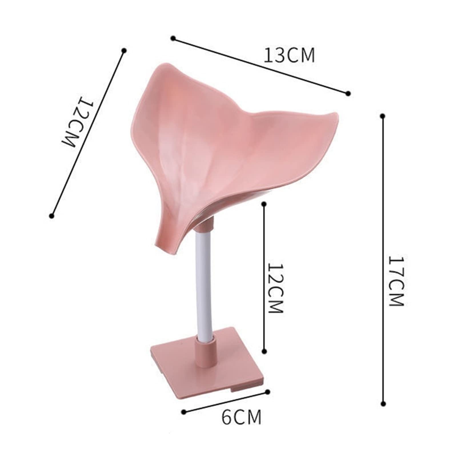 JINGYAN Jaboneras Jabonera en Forma de Cola, desagüe Ducha, jabonera(Pink)