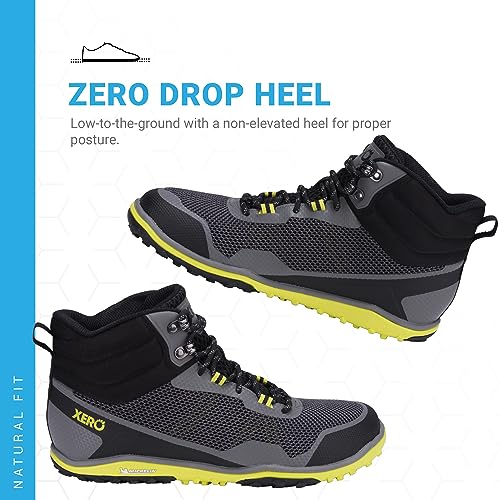 Image of Xero Shoes Barefoot Hiking Shoes for Men | Scrambler Mid Hiking Boots | Zero Drop, Wide Toe Box, Minimalist Men's Hiking Shoes