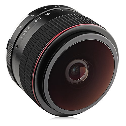 Opteka 6.5mm f/2 HD MC Manual Focus Wide Angle Circular Fisheye Lens for Sony E-Mount A6600, A6500, A6400, A6300, A6100, A6000, A5100, A5000, A3000 and NEX Mirrorless Digital Cameras #1