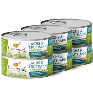 I Love My Cat Mokra Karma Łosoś Indyk 6x100g