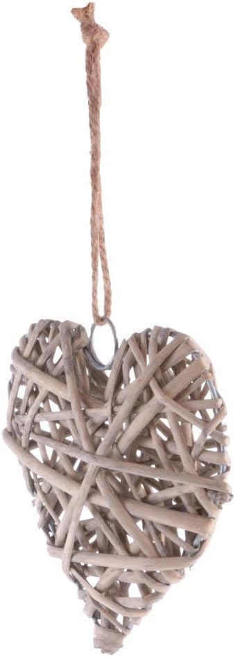 EBTOYS Wicker Hearts Wreath Home Wall Wedding Party Hanging Decor - Heart