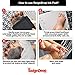 ReignDrop Ink Pad For Baby Footprint & Handprint - Creates Impressive Long Lasting Keepsake Stamp for Infant & Kids. Smudge Proof, Easy to Wipe Off Skin, Safe & Gentle Acid Free(Sky Blue)