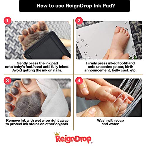 ReignDrop Ink Pad For Baby Footprint & Handprint - Image 4