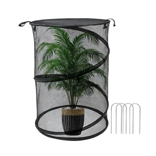 Cubreplantas contra Animales,Jaula De Malla Desplegable Portátil - Red De Protección De Plantas Jardín,para Verduras, Frutas, Flores, Fresas, Macetas, Exterior, Patio y