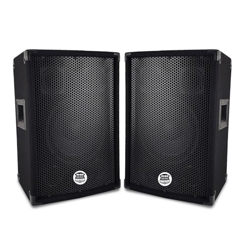 Paire d'enceintes Sono Bass Reflex Trapézoïdal à 3 voies 8