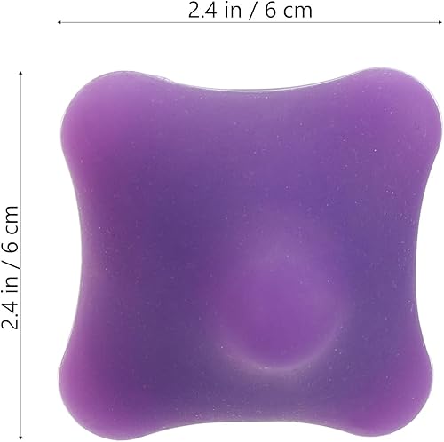 Miniatura 5 de 2 bolas de masaje de mano de silicona, bola de terapia de punto de activación, masajeador hexagonal de palma para músculos, hombros, dolor de cuello