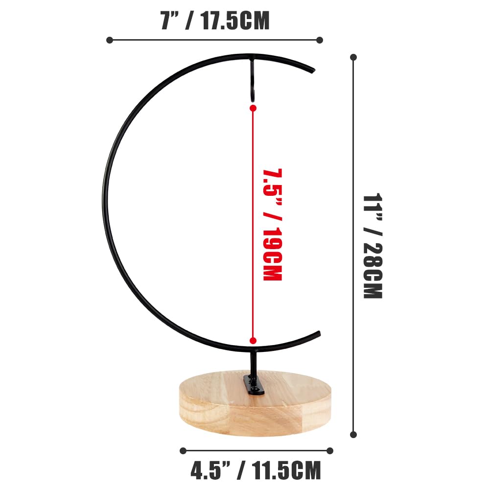 Supporto Espositore Sfere In Legno CHGCRAFT - 16 Pezzi 2 Misure, Per Pietre, Uova, Cristalli, 30-45 Mm - Foto 12