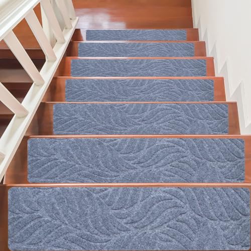 Peldaños para bordes escaleras alfombras seguras para hogar garaje y patio interior 3