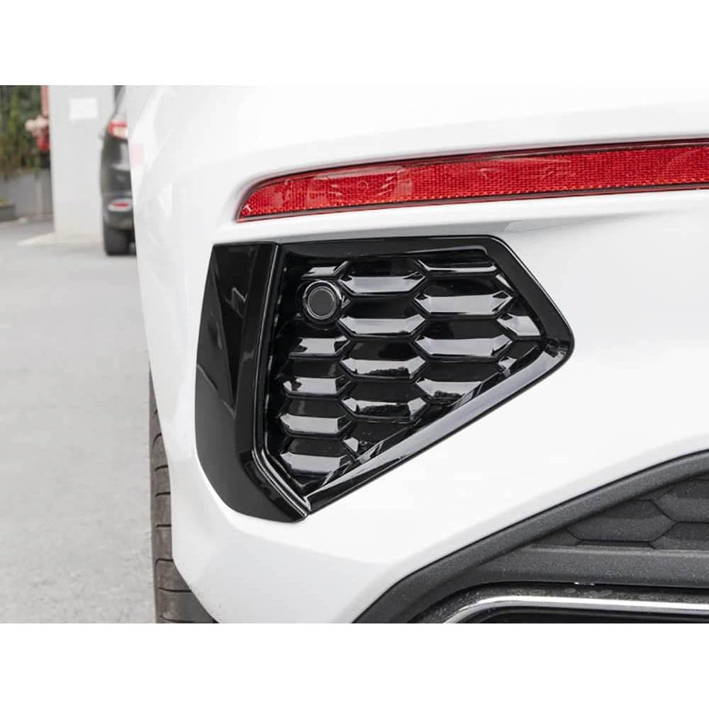 Copertura della griglia del fendinebbia del paraurti Anteriore Posteriore dell'auto per Audi A3 8Y S Line 2021 2022 2023 2024 Accessori per Styling della carrozzeria,Glossy Black