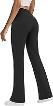 Yoga Pants with Pockets for Women, High Waist Tummy Control Bootcut Flare Leggings Workout Work Pants