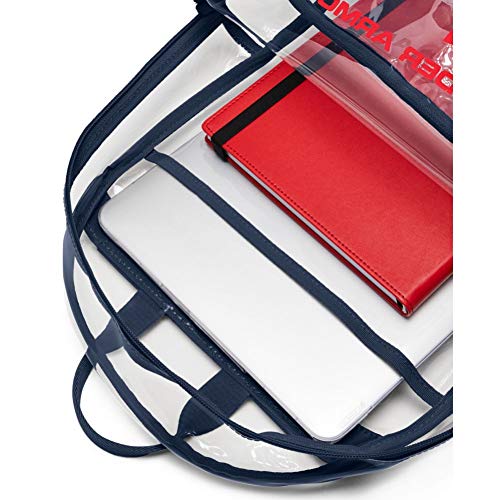 Under Armour Clear Backpack, One Size Fits All, Clear (962)/Red