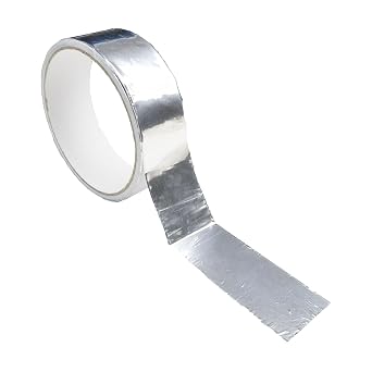 1 Roll Aluminum Foil Tape 1.2in x 16ft 30mm x 5m, 3.9mil for HVAC Repair