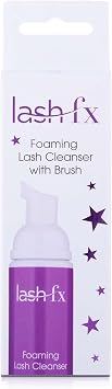Lash FX Foaming Cleanser and Cleansing Brush Kit compatible with Eyelash Extensions