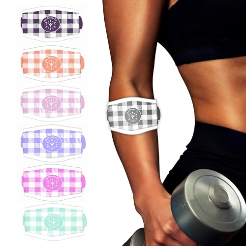 the Pronto Co. Tennis Elbow Brace with Adjustable Strap, Unisex, for Elbow & Forearm Support (Grey)