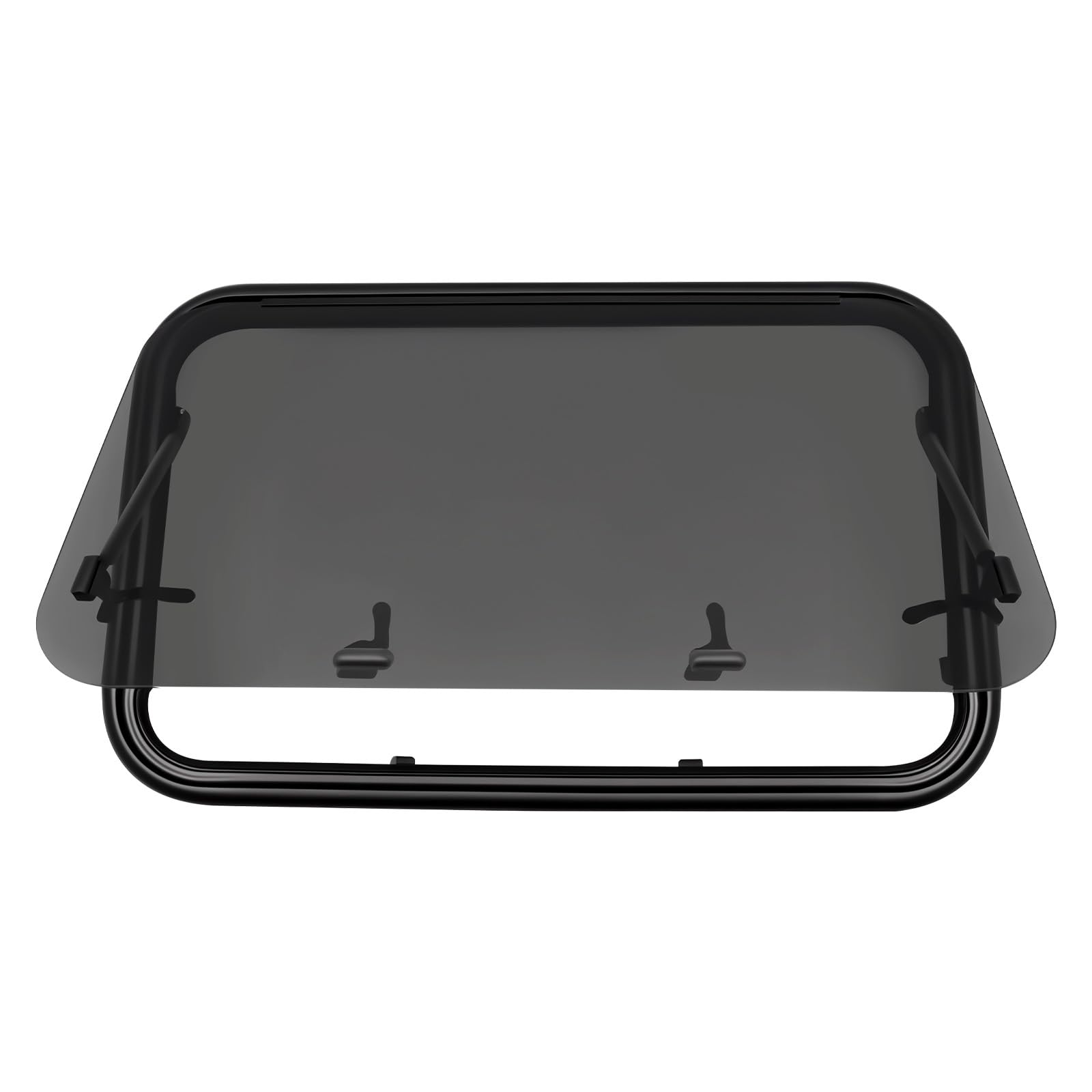 Wohnmobil Fenster Wohnwagen Fenster 900x550mm - E8 R43 Ausstellfenster Camper 65° Wohnmobilfenster Externes Push Fenster mit Fliegengitter＆Integriertem Rollo Sonnenschutz für Wohnwagen Van Camper