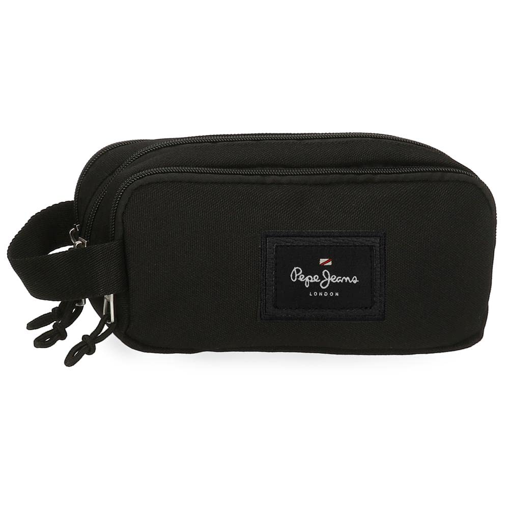 Pepe Jeans Aris Triple Case, Black/White, Triple Case