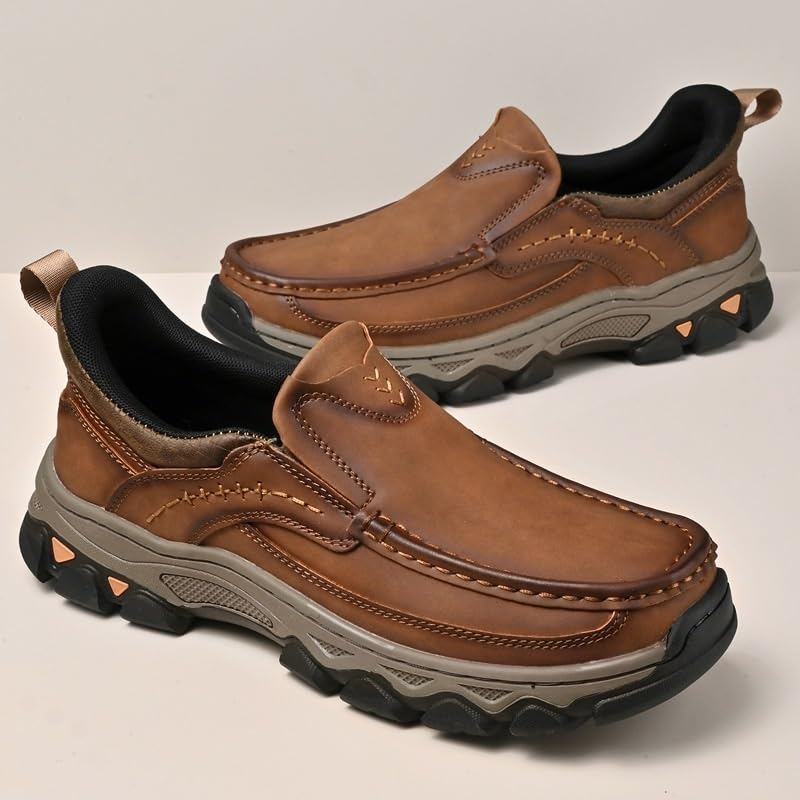 Men's Comfortable Slip On Loafers Boat Shoes Men4