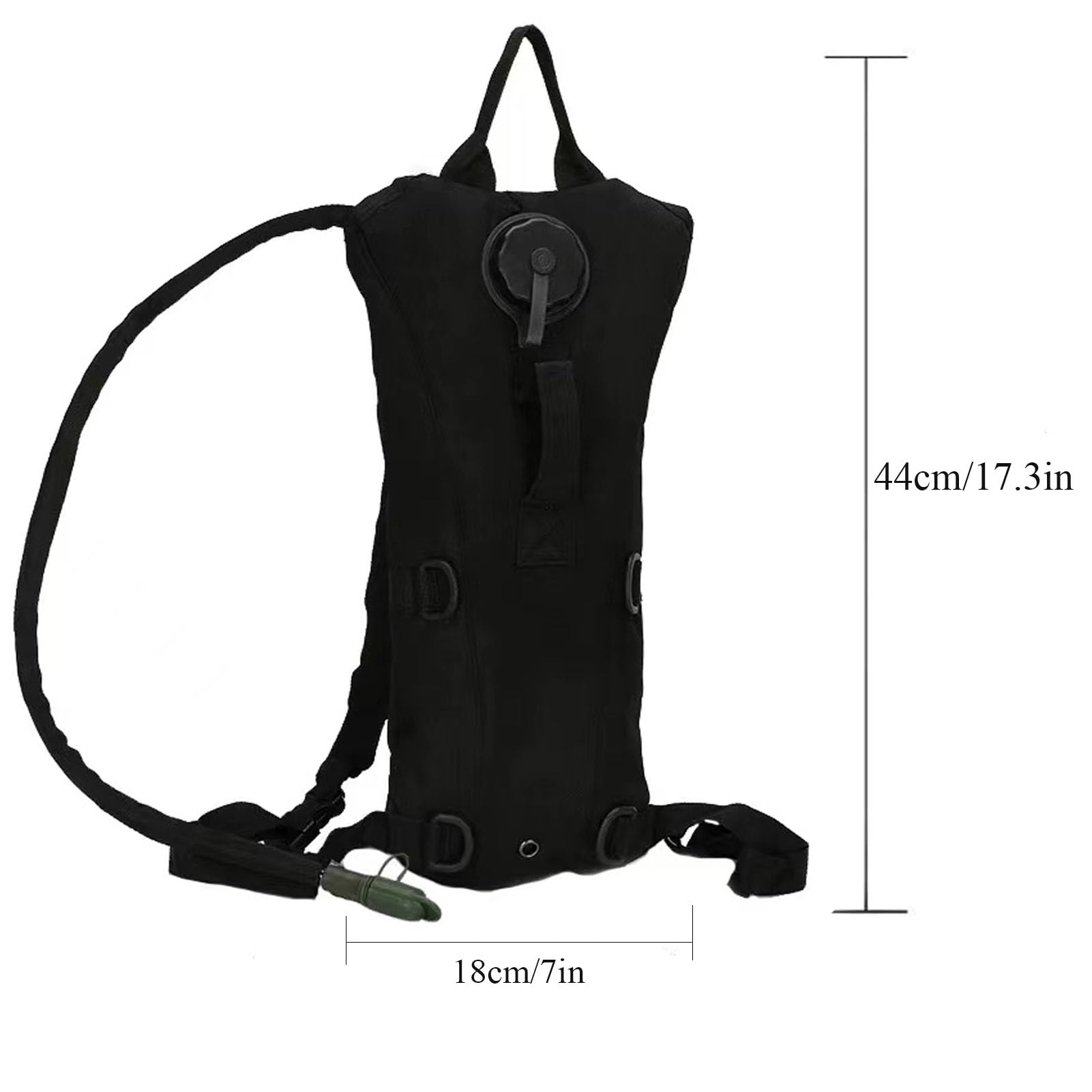 Hydration Backpack, Hydration Pack with 3L Water Bladder Ideal for Hiking Backpack Cycling Rucksack Climbing Camping Running Bags Skiing