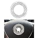 1797 Compatible Steering Wheel Logo Caps Decals Sticker for VW Volkswagen Accessories Parts Bling Jetta Passat Golf Tiguan Arteon Atlas Covers Interior Decoration Trim Women Men Crystal Silver