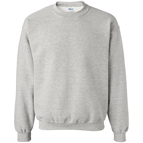 Gildan DryBlend Adult Set-In Crew Neck Sweatshirt (13 Colours) (M) (Ash) Cover