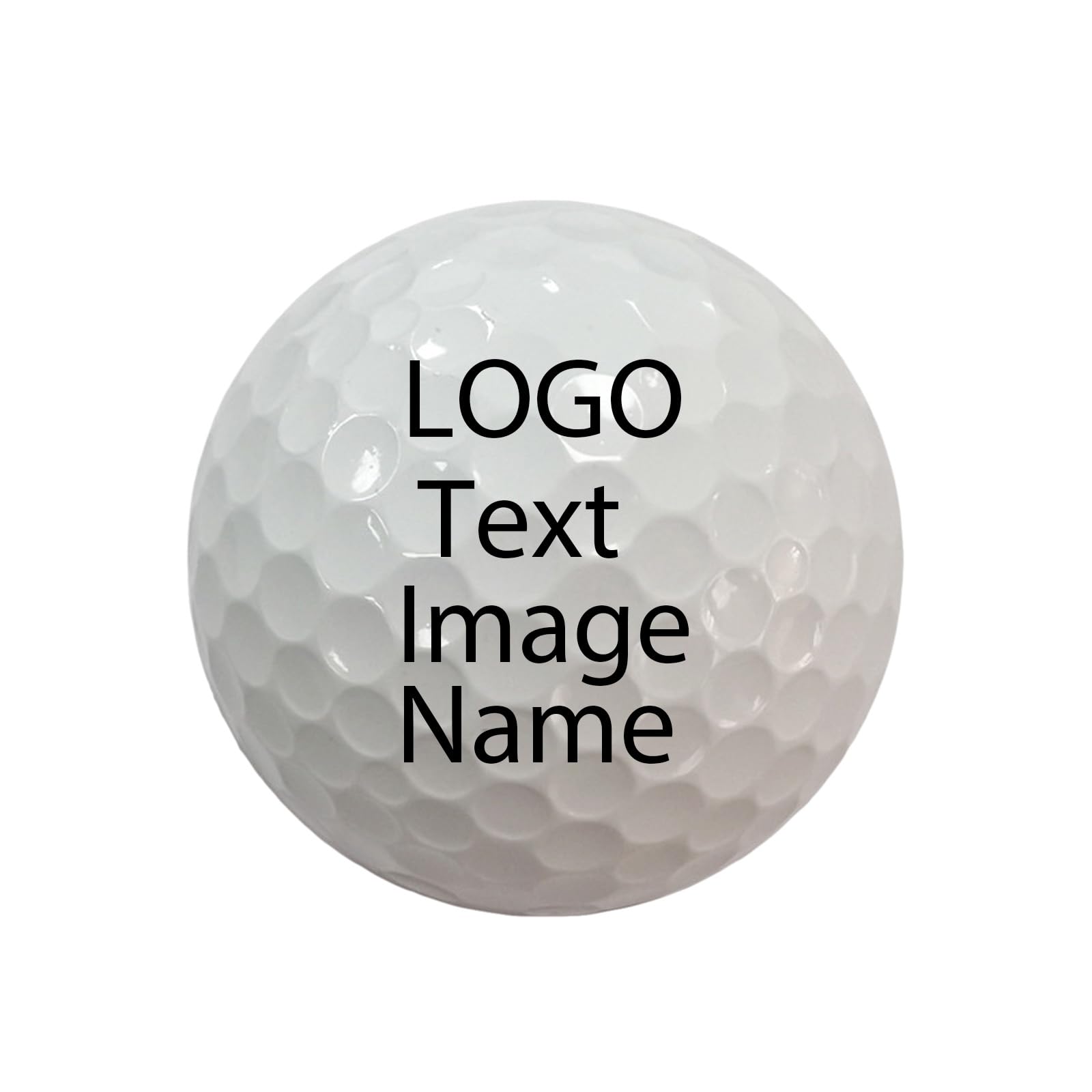 JPHCHSC Personalised Golf Balls, Dual-Layer Construction, Custom Unique Gift for Men, Photo Icon Text Customisation, Birthday Father's Day Golf Gifts (Customize Images or Text, 6)