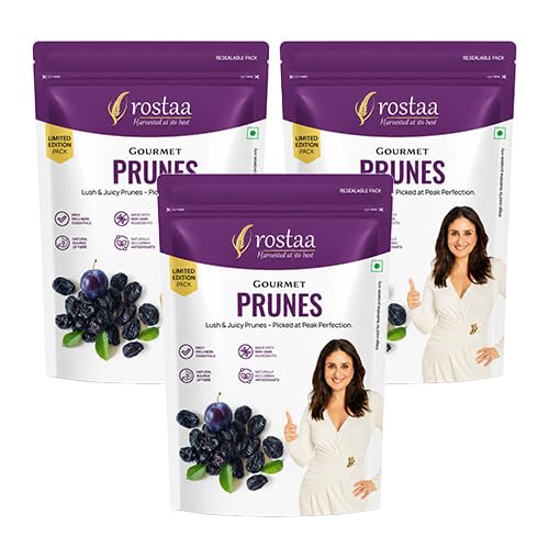 Image of Rostaa Gourmet Prunes 227 gms | Boosts Gut, Bone & Heart Health | Helps Manage Blood Sugar | High in Fiber & Antioxidants | Premium 100% Natural Snack