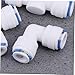 PLAFOPE Water Filter Elbow Connect Set 8 Pcs Quick Connect Fittings Suitable for System Easy to Install Remove Without Tools