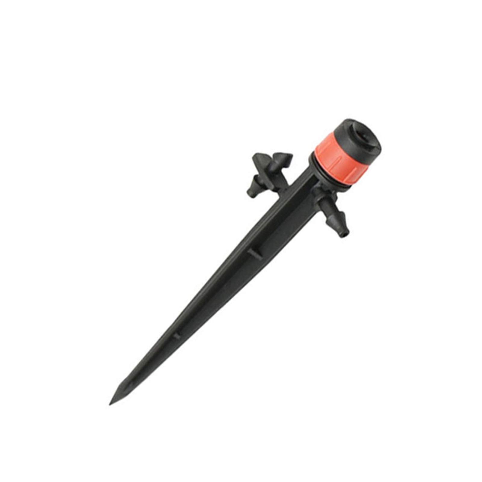 Riego del césped de rociadores Boquilla de riego por goteo con un gotero de 360 ​​grados compatible, boquilla de refracción ajustable, boquilla de rociadores 200pcs (Color : Red)