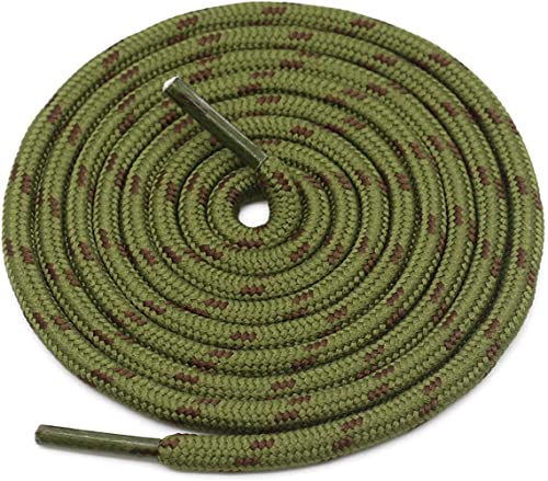 Image of Round Shoelace (2 Pair) Shoelaces for Hiking Shoes, Outdoor Walking Sneakers, Outdoor Hiking, Climbing, Basketball, Work Boot, Running, Sport Shoes