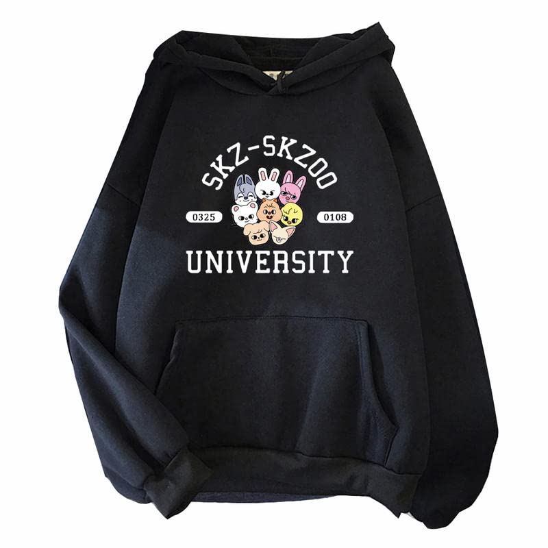 Kpop Skzoo Stray Kids Sweats À Capuche Mignon Dessin Animé Femmes Hommes Streetwear Haut Harajuku Décontracté Pull À Capuche Couple Vêtements