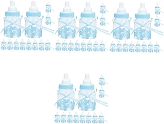 Toyvian 48 Peças Garrafa De Leite Caixa De Doces Lembrancinhas De Chá De Bebê Lembrancinhas De Chá De Bebê Para Meninas Meninos Garrafa De Doces De Chá De Bebê Mamadeira Para Bebê Mini