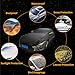 Half Car Cover for Ford Figo 2016-2021 Car Covers, Waterproof Protection for Sunroof Cover,Snow and Frost Protection Anti UV Car Cover with Reflective Strips