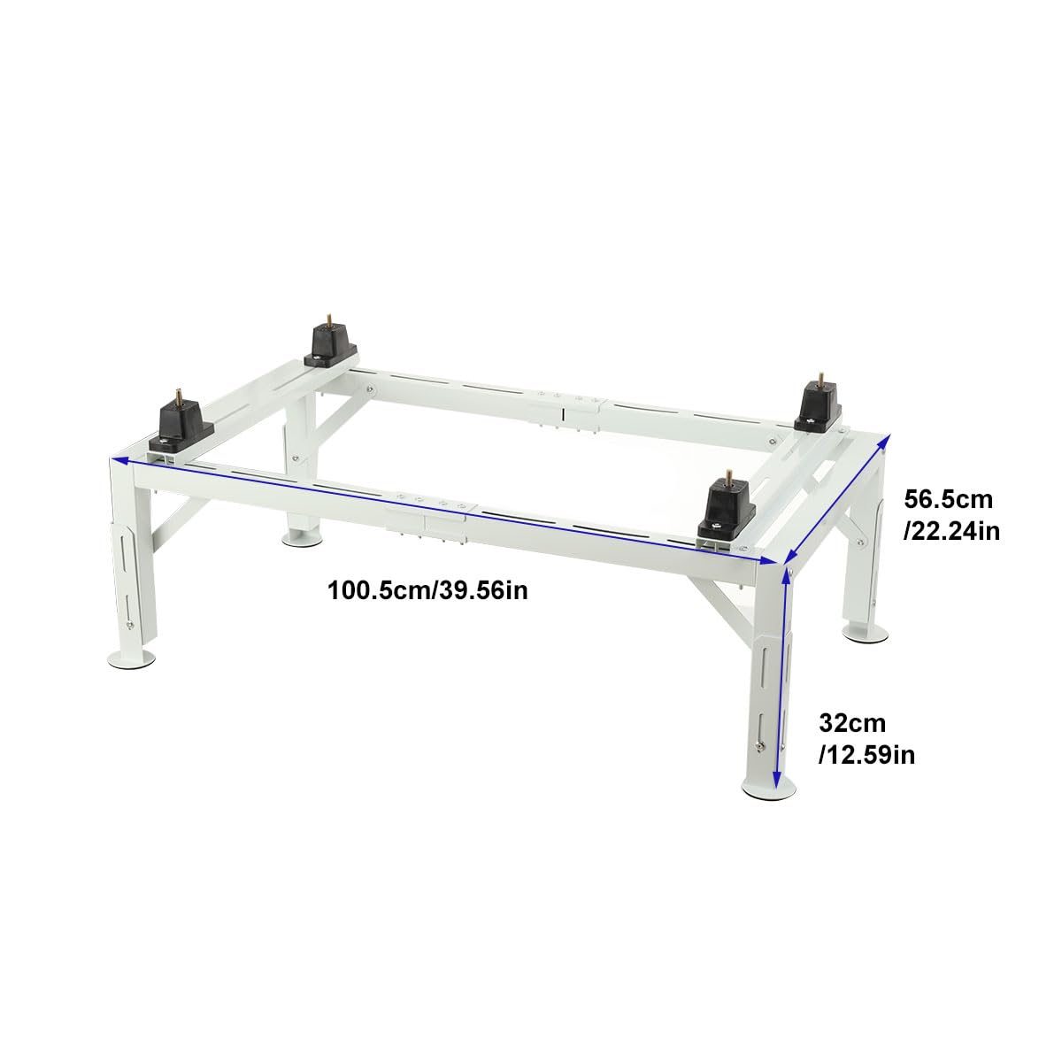 Pompe à chaleur au sol climatiseur au sol console climatisation au sol rack, Console de sol pour climatiseur Pour pompe à chaleur Split, jusqu'à 181 kg 9000-36000 BTU, Blanc