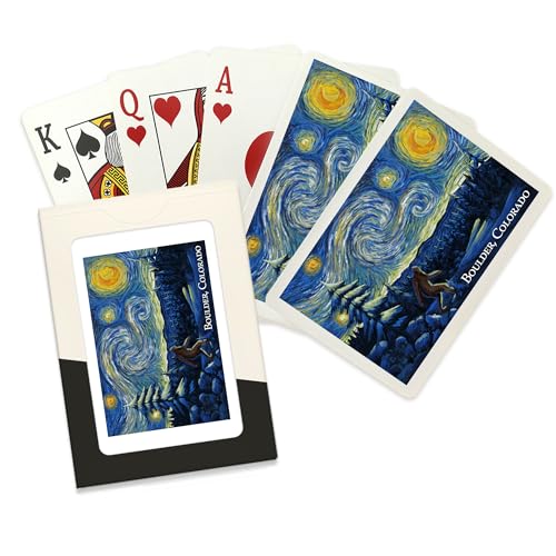 Lantern Press Naipes Póker 52 Cartas Starry Night