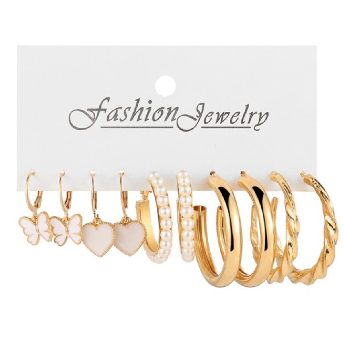 Gold-Plated Drop Earrings JG-PC-ERGC-8666