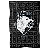 LOGOVISION Game of Thrones House Stark Fleece Blanket 36' x 58'