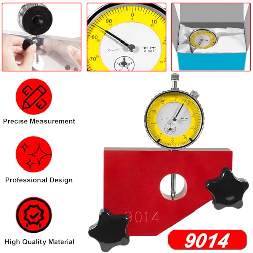 Image of 9014 Crankshaft Runout Measuring Tool Gear Drive Backlash Tool fit for Harley Davidson,Crank Pinon Shaft Runout Tool