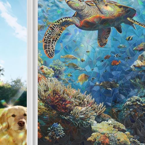 Película para Ventana Decorativa Protección Privacidad 29.5x78.7" miniatura 3