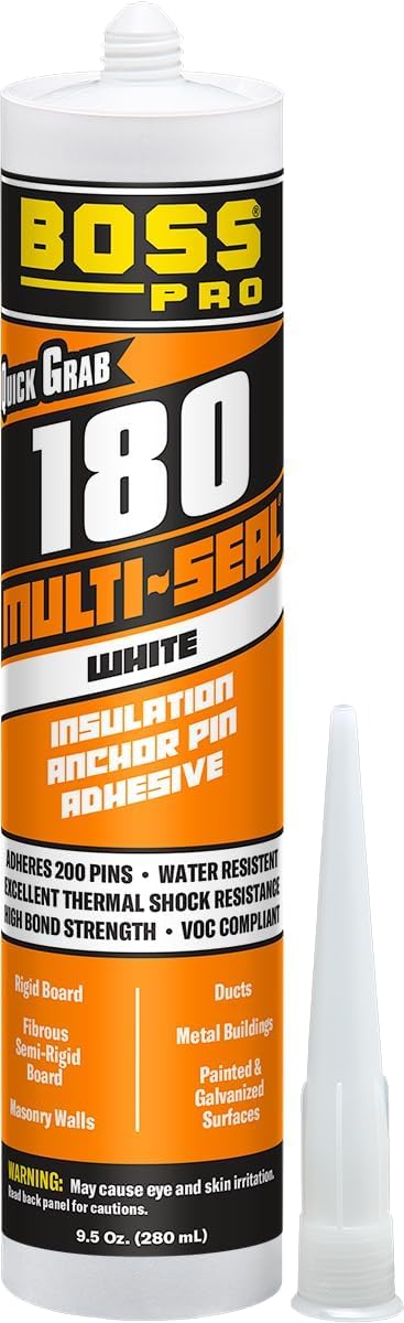 Boss 180 Multi-Seal Insulation Anchor Pin Adhesive