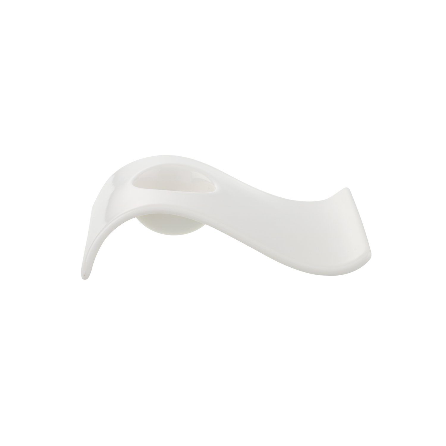 Villeroy & Boch Newwave (10 – 2525 – 1955), Edler Premium Porcelana en Forma Curvada, Adecuado para 4 Personas, 4 x Huevera, Color Blanco, 23.3 x 13.9 X 5.5 Cm, 4 Unidades de Medida