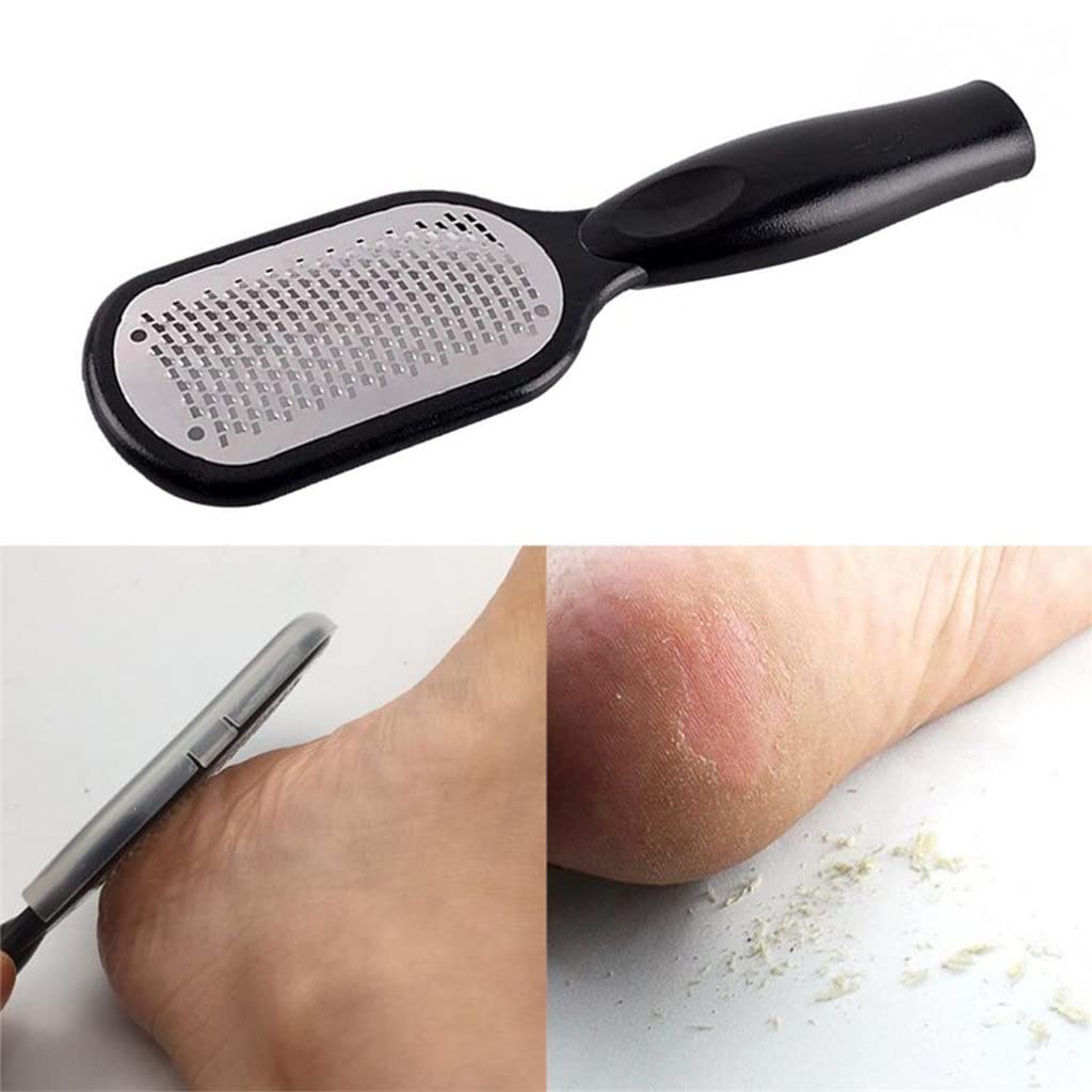 Lima de pies para eliminar callos de acero inoxidable, herramientas de pedicura